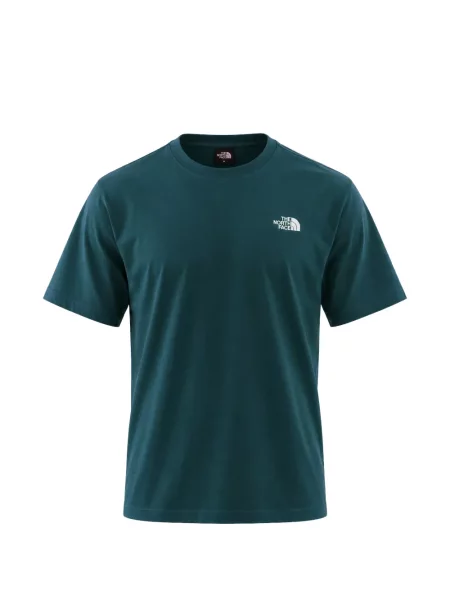 Kerek nyakú póló The North Face nyomtatás zöld