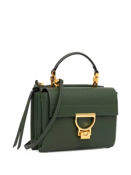 Geantă shopper Coccinelle din piele verde