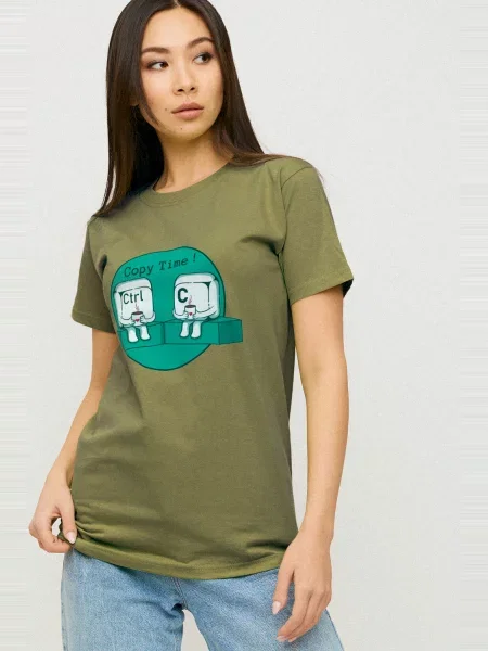 Футболка Yappi зеленая