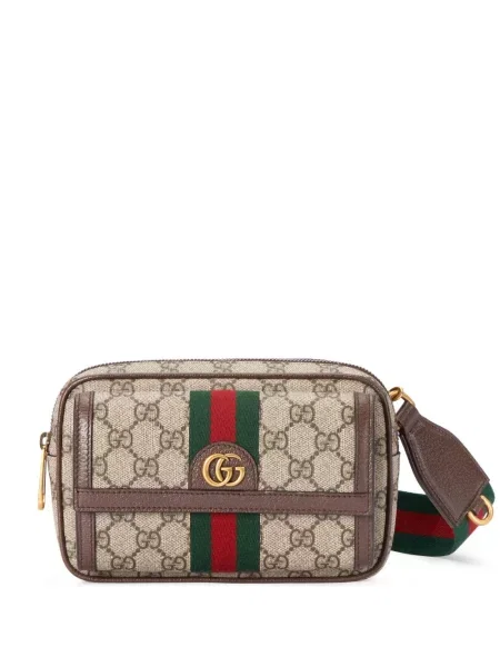 Curea Gucci cu dungi bej