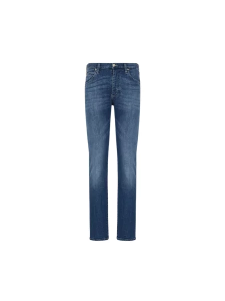Jeansy Emporio Armani niebieskie