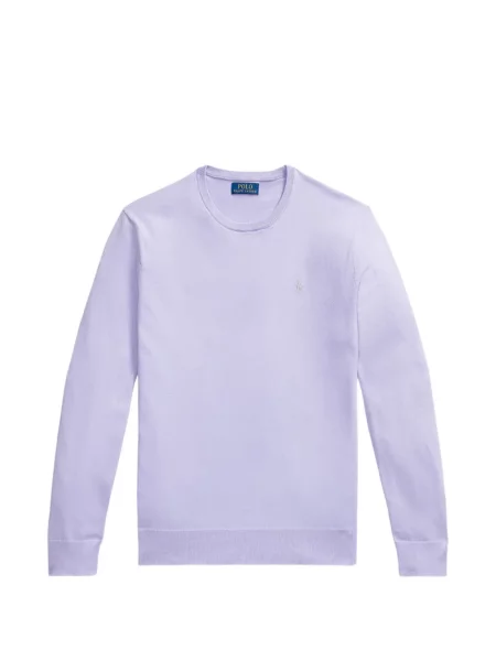Șapcă Polo Ralph Lauren cu decolteu în V cu autograf în carouri albastru