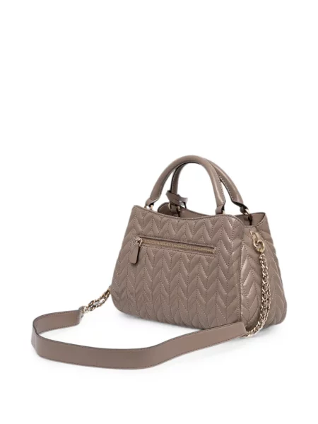 Matlasat geantă shopper Guess din piele