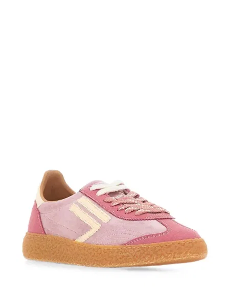 Βελούδινα sneakers Puraai ροζ