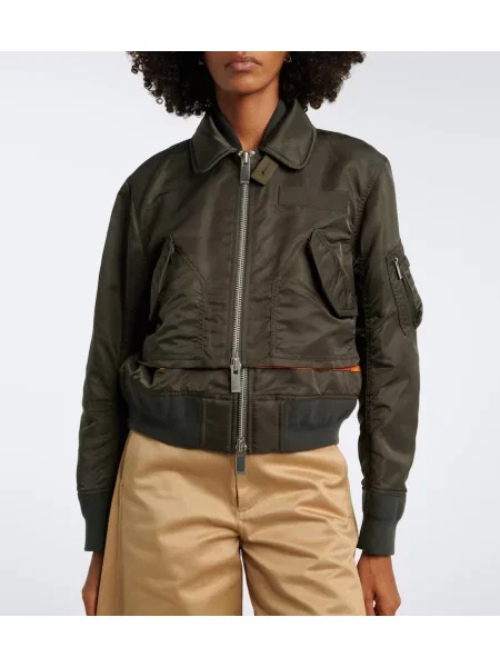 Geacă bomber Sacai verde