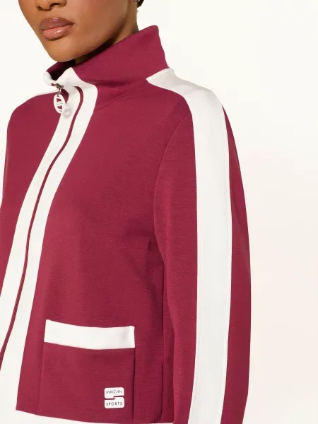 Marc Cain Bluza Rozpinana rot biała