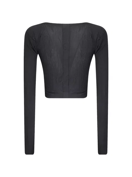 Decupat bluză Rick Owens plic negru