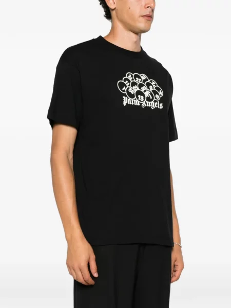 Μπλούζα Palm Angels με σχέδιο μαύρο