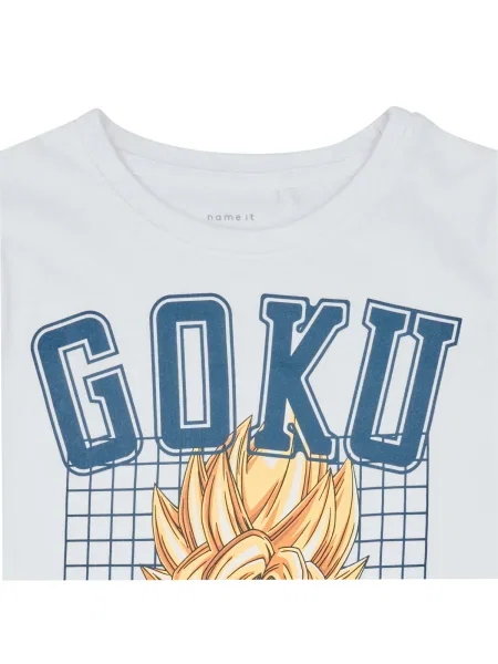 Tricou copii Name It alb
