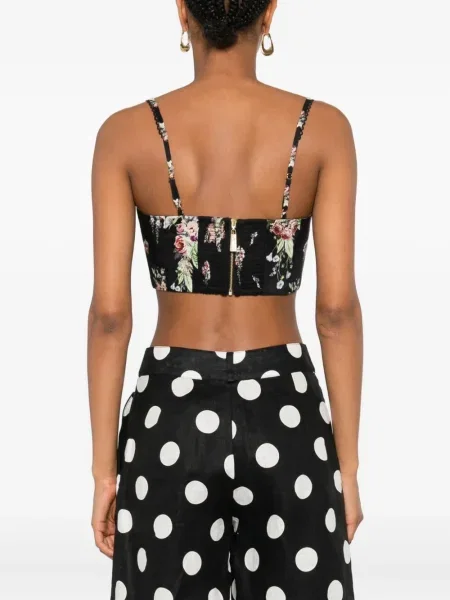 Top Camilla negru