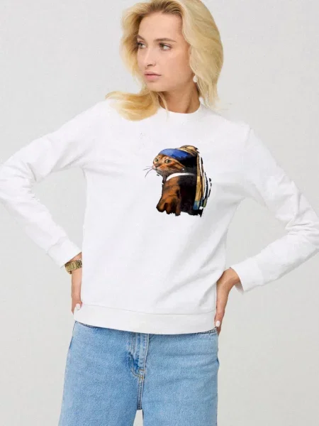 Свитшот Yappi белый