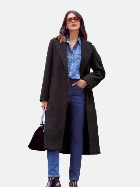 Friends Like These Palton de primăvară-toamnă negru