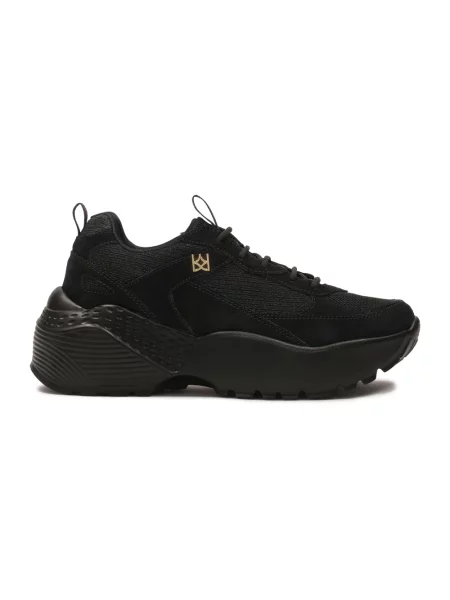 Sneakersy Kazar zamszowe czarne