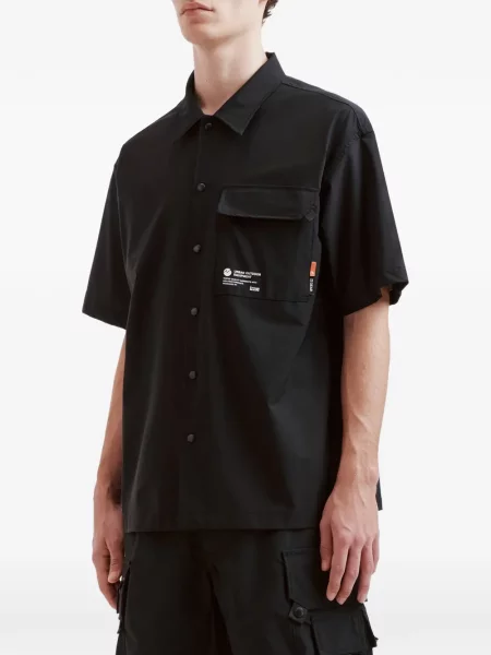 Tricou polo Izzue scurt negru