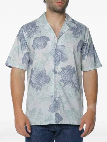 Cămașă Ted Baker cu model floral cu imagine albastru