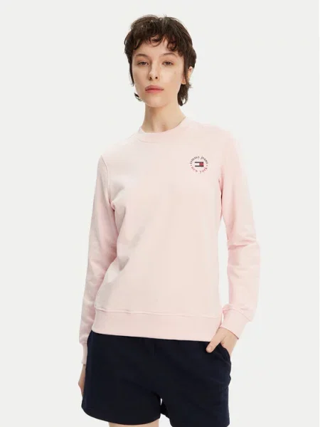 Tommy Jeans Džemperis Essential rožinė