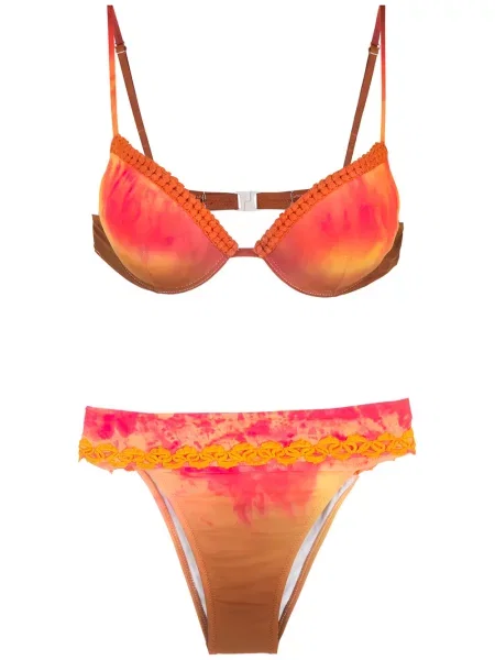Haftowany tie dye bikini Amir Slama