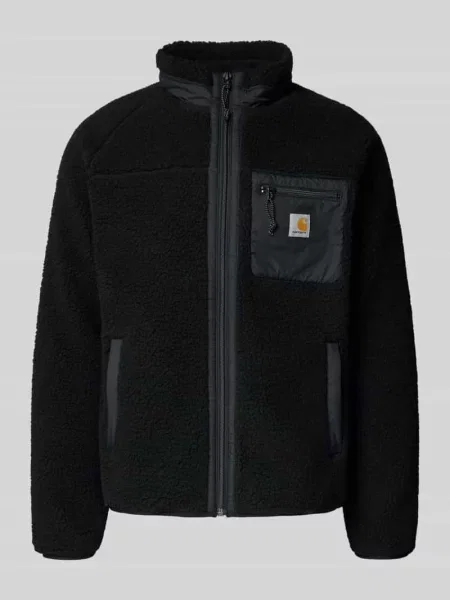 Kurtka z polaru z kieszenią na piersi model ‘PRENTIS LINER’ Carhartt Work In Progress czarna