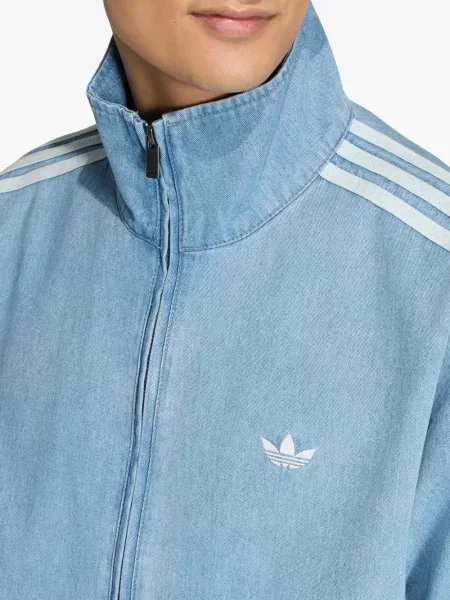 Tricou Adidas cu decolteu în V albastru