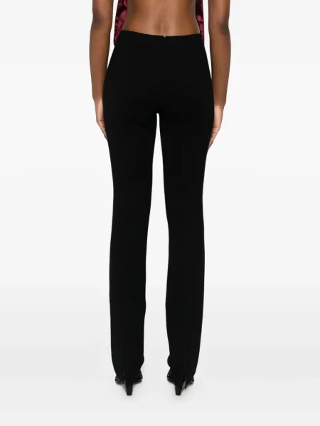 Pantaloni Sportmax tricotate negru