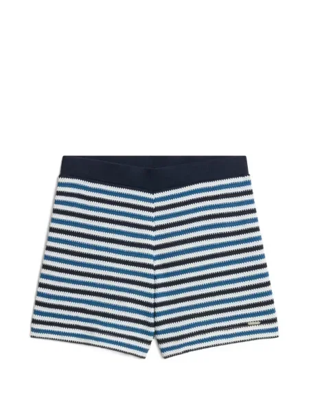 Pantaloni scurți Woolrich cu dungi albastru