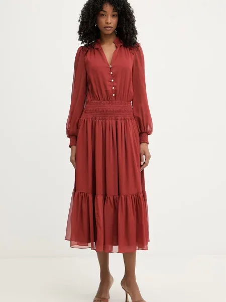 Morgan rochie evazată portocaliu