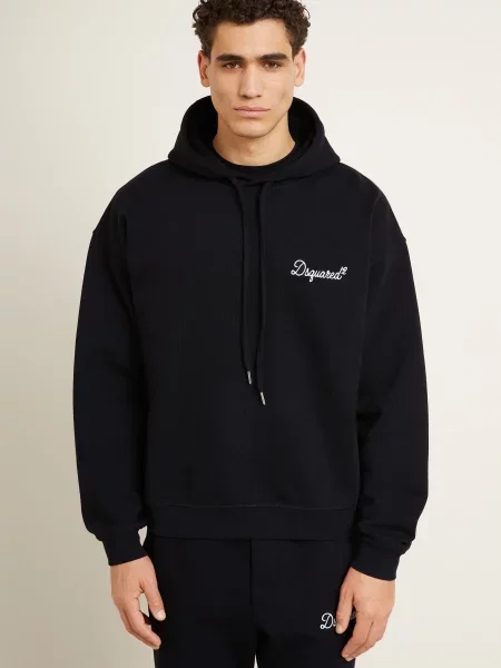 Bluza Z Kapturem schwarz czarna
