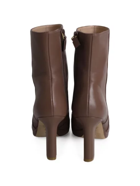 Cizme scurte Stuart Weitzman cu platformă maro