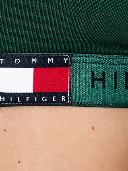 Tommy Hilfiger сутиен с зелено