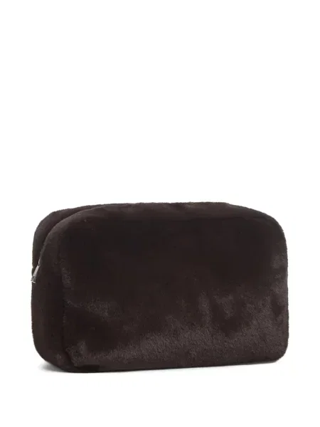 Clutch Apparis με γούνα καφέ