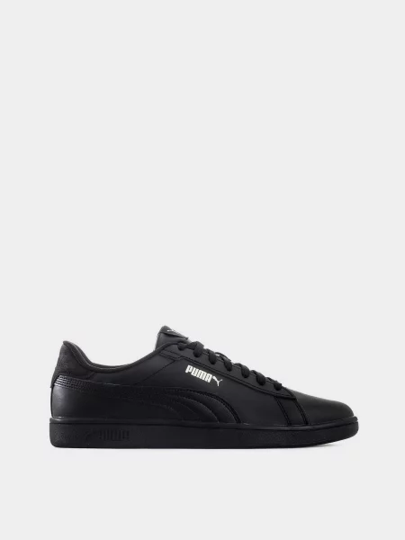 Кожаные кеды Puma черные