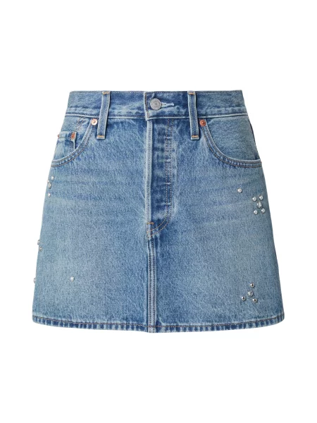 LEVI'S ® Fustă Icon Skirt denim / argintiu albastru