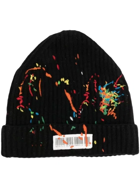 Căciulă Mostly Heard Rarely Seen cu broderie negru
