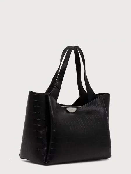 Кожаная сумка шоппер Dkny