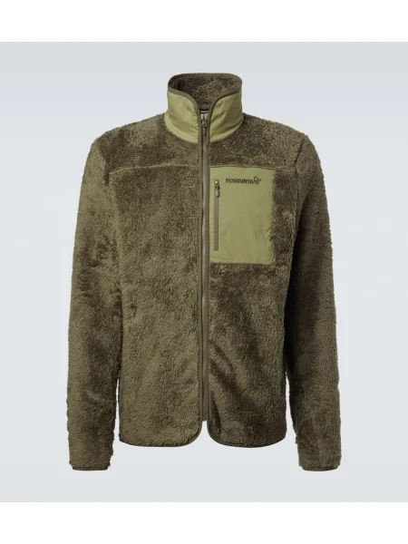 Jakna Norrøna iz flisa zelena