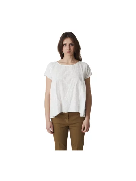 Koszulka Manila Grace z krótkim rękawem biała