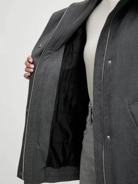 Куртка з додаванням вовни MAX&Co. зимова сірий