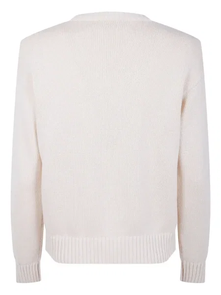 Pulover Lauren Ralph Lauren cu broderie alb