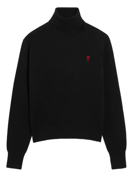 Sweter Ami Paris czarny