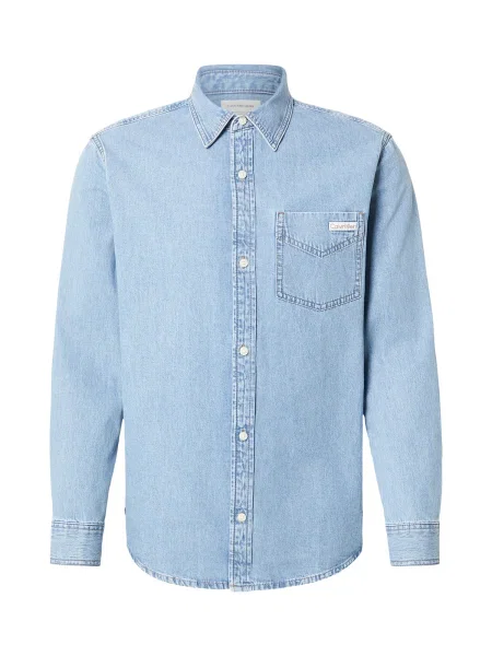 Calvin Klein Jeans Cămașă ESSENTIAL CLASSIC denim albastru