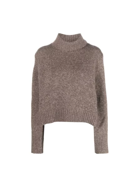 Sweter Polo Ralph Lauren z kaszmiru casual brązowy