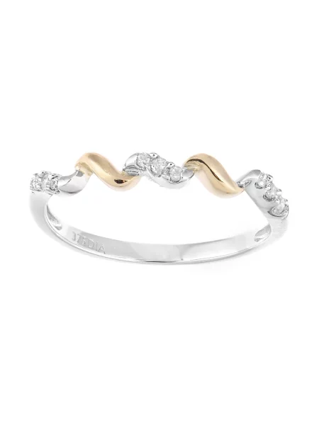 DIAMANT LETERNEL Prsten Eternity-Ring aus Gelbgold mit Karat Diamant zlatá