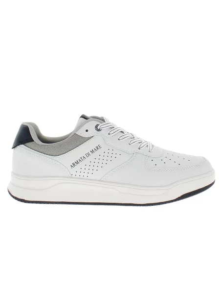 Sneakersy Armata Di Mare skórzane białe