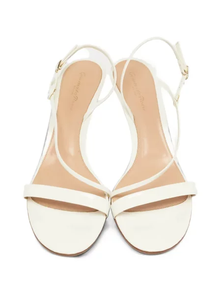 Sandale Gianvito Rossi slingback alb