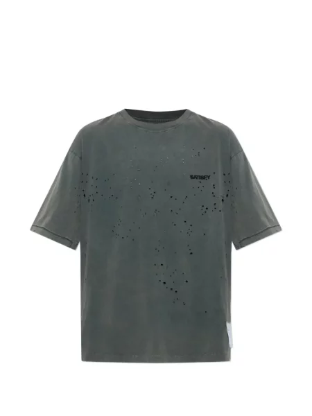 Tricou Satisfy zdrențuiți negru