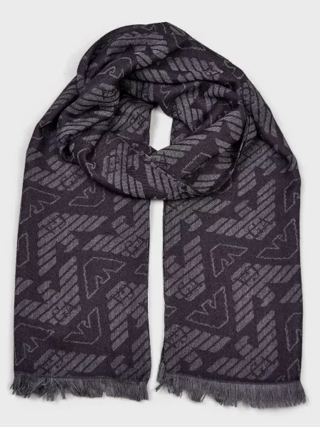 Шарф Emporio Armani серый