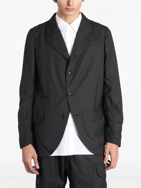 Prugasti blejzer Comme Des Garçons Shirt crna