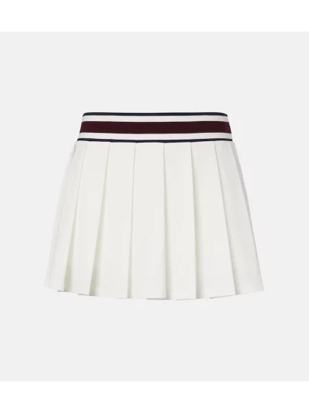 Fustă Tory Burch cu dungi tenis alb
