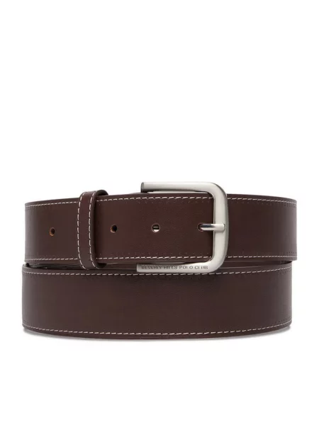 Pasek Beverly Hills Polo Club brązowy