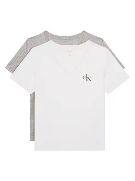 T-shirt z nadrukiem z logo w zestawie 2 szt.